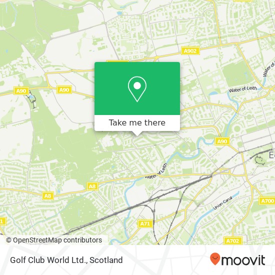 Golf Club World Ltd. map