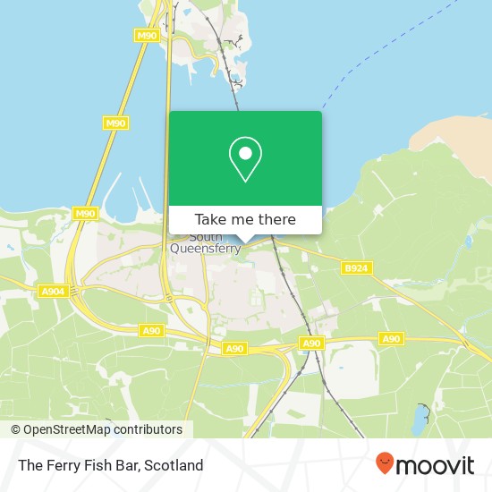 The Ferry Fish Bar map