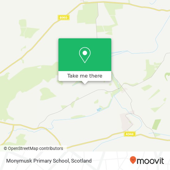 Monymusk Primary School map