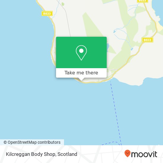 Kilcreggan Body Shop map