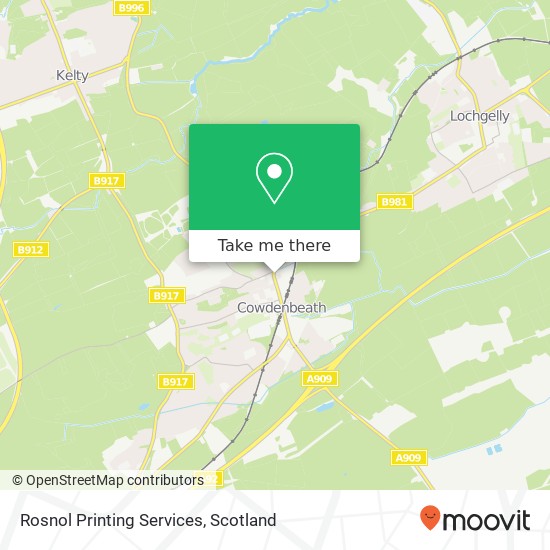 Rosnol Printing Services map