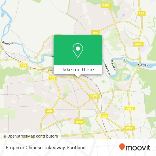 Emperor Chinese Takeaway map