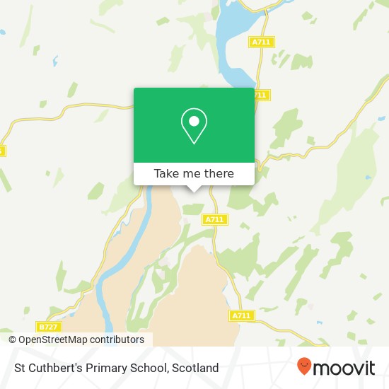 St Cuthbert's Primary School map