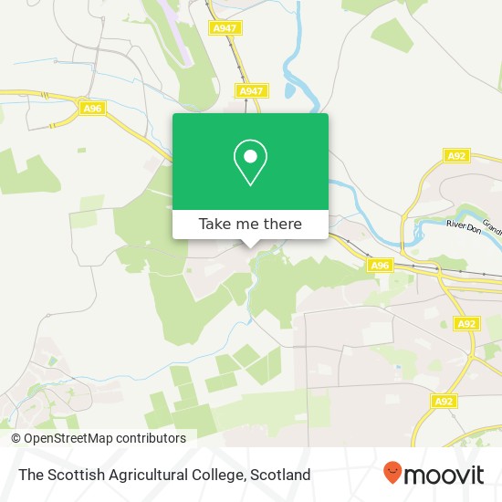 The Scottish Agricultural College map