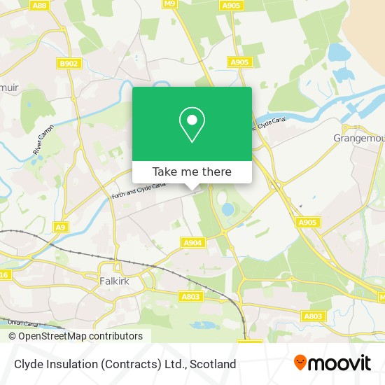 Clyde Insulation (Contracts) Ltd. map
