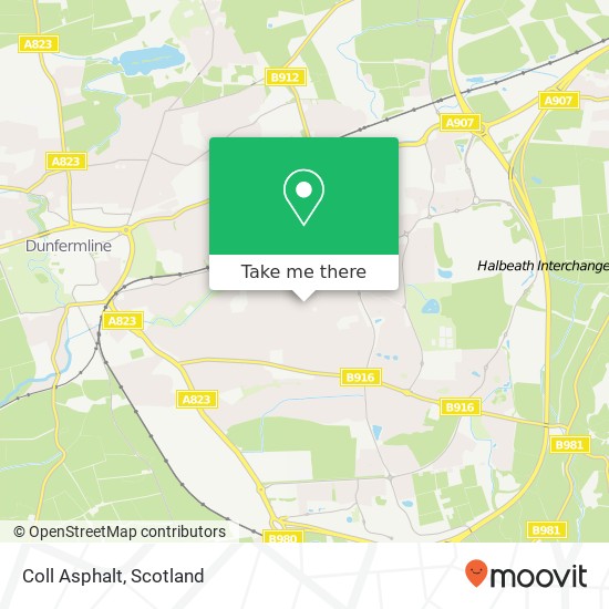 Coll Asphalt map