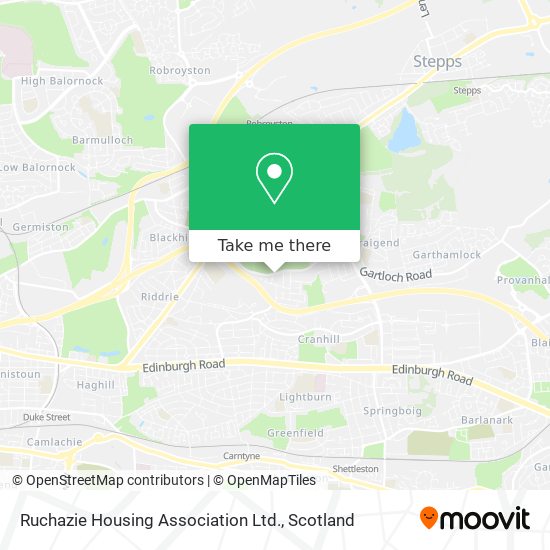 Ruchazie Housing Association Ltd. map