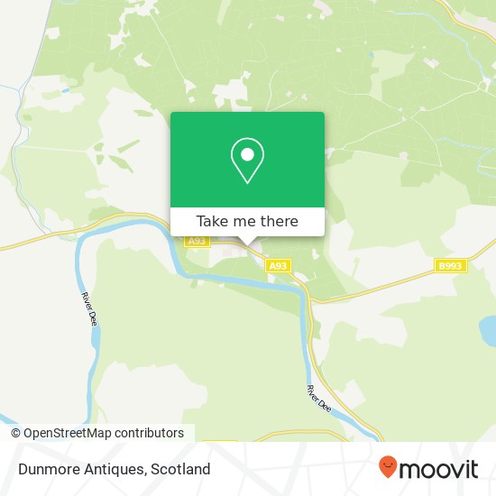Dunmore Antiques map