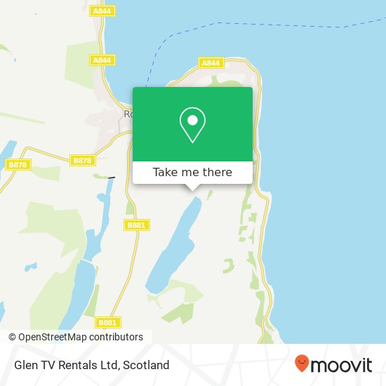 Glen TV Rentals Ltd map