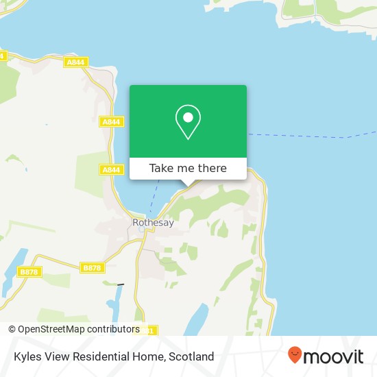 Kyles View Residential Home map