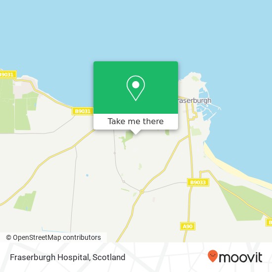 Fraserburgh Hospital map