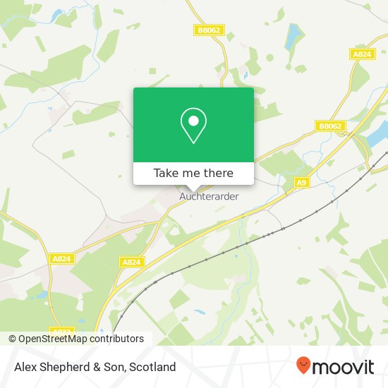 Alex Shepherd & Son map