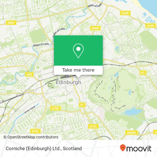 Corniche (Edinburgh) Ltd. map