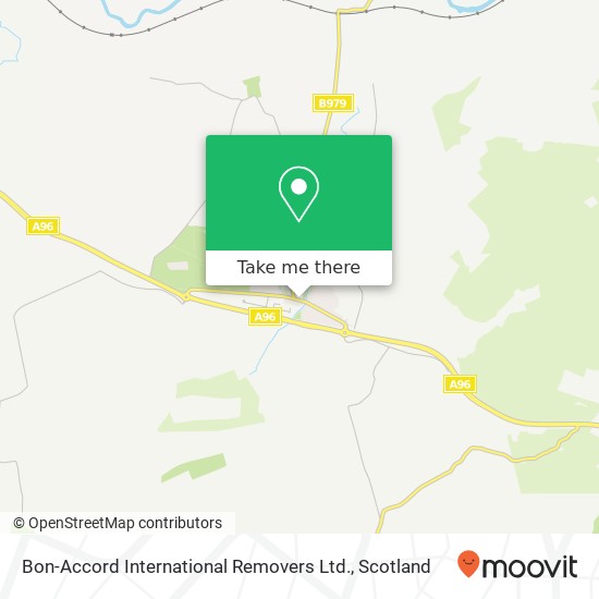 Bon-Accord International Removers Ltd. map