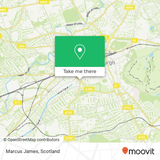 Marcus James map