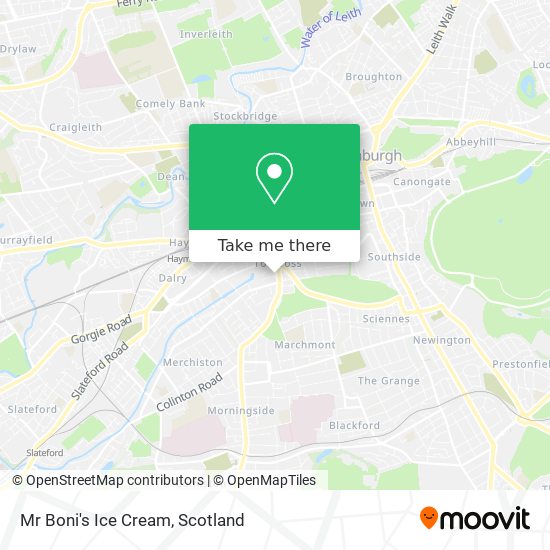 Mr Boni's Ice Cream map