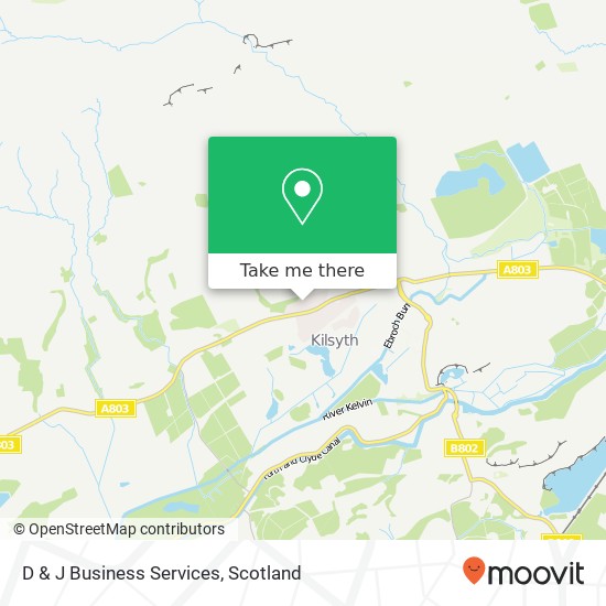 D & J Business Services map