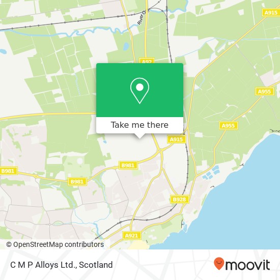 C M P Alloys Ltd. map