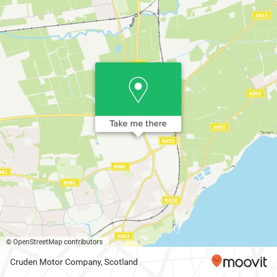 Cruden Motor Company map