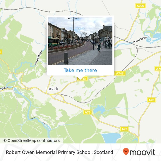 Robert Owen Memorial Primary School map