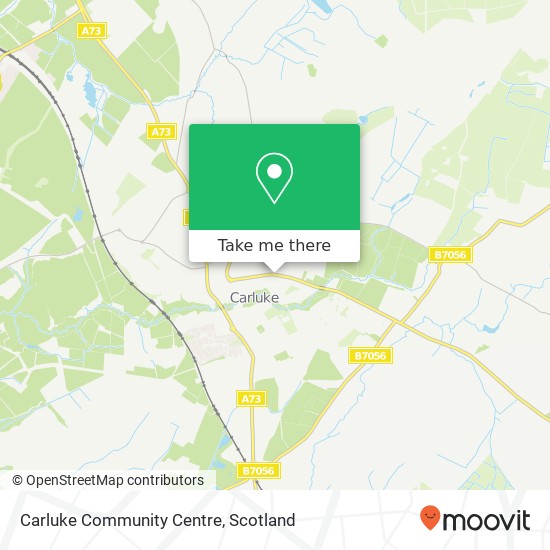 Carluke Community Centre map