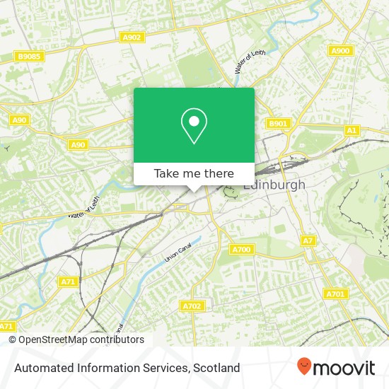 Automated Information Services map