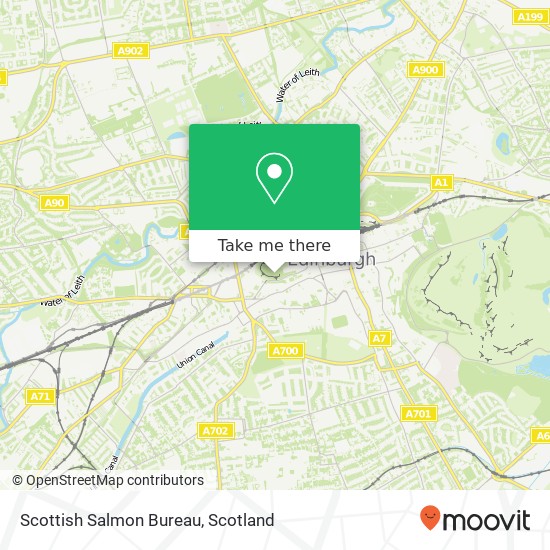 Scottish Salmon Bureau map