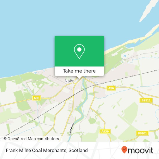 Frank Milne Coal Merchants map