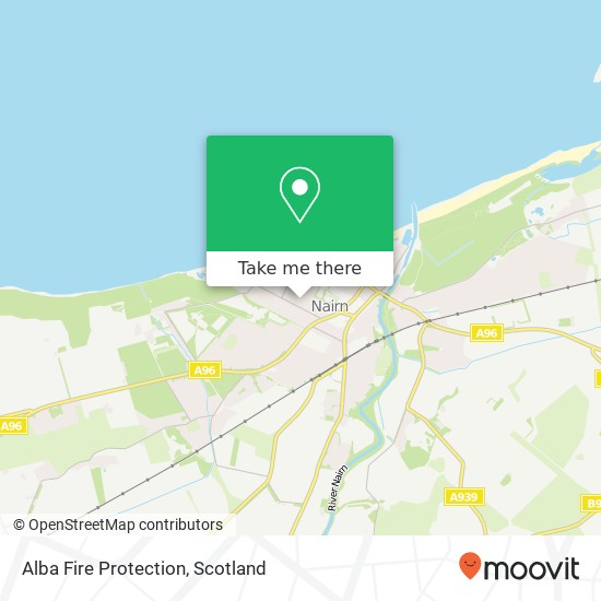 Alba Fire Protection map