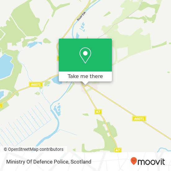 Ministry Of Defence Police map