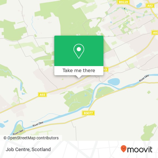 Job Centre map
