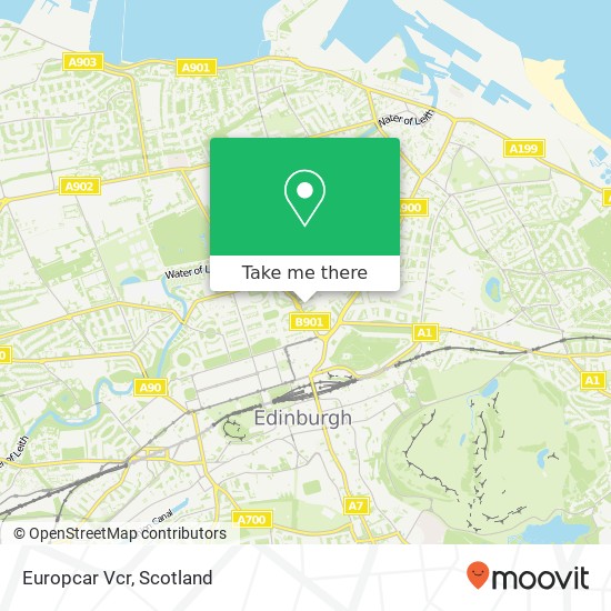 Europcar Vcr map