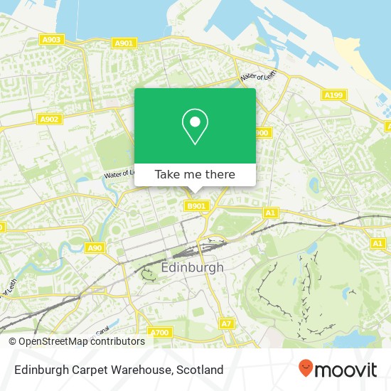 Edinburgh Carpet Warehouse map