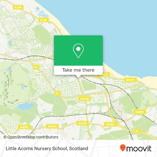 Little Acorns Nursery School map