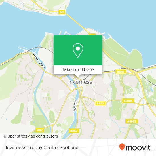 Inverness Trophy Centre map