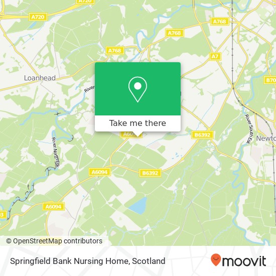 Springfield Bank Nursing Home map