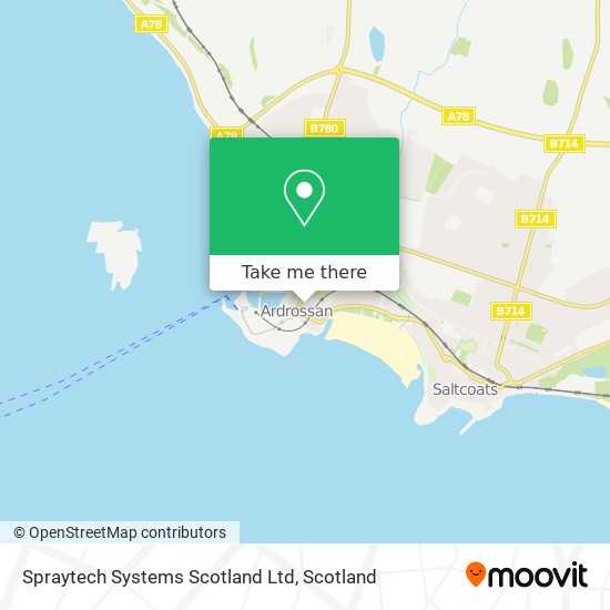 Spraytech Systems Scotland Ltd map