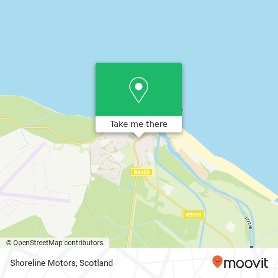 Shoreline Motors map