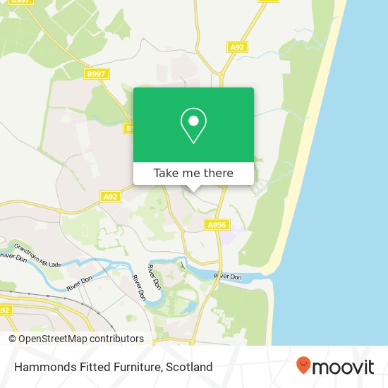 Hammonds Fitted Furniture map