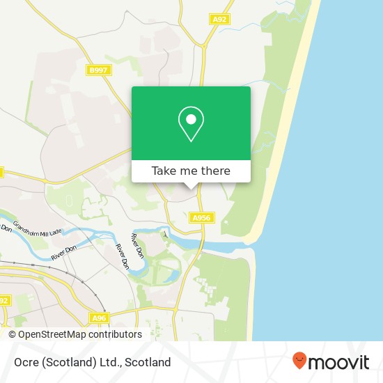 Ocre (Scotland) Ltd. map