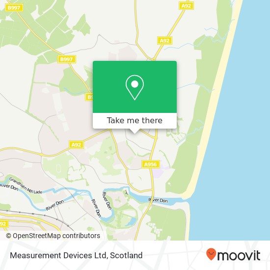 Measurement Devices Ltd map