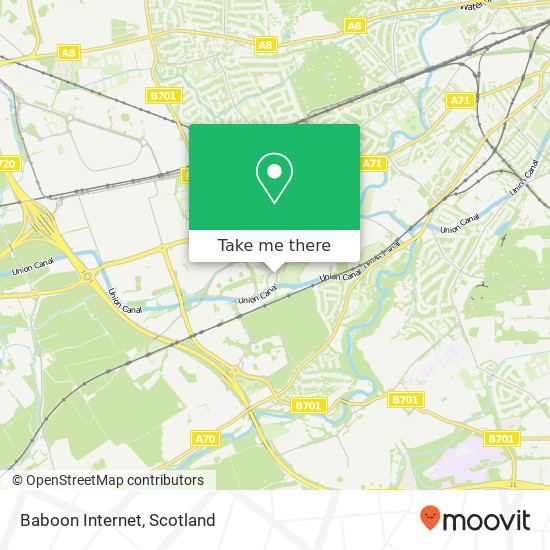 Baboon Internet map