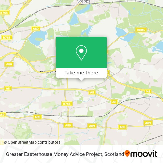 Greater Easterhouse Money Advice Project map