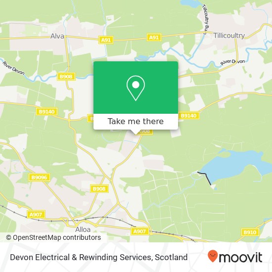 Devon Electrical & Rewinding Services map
