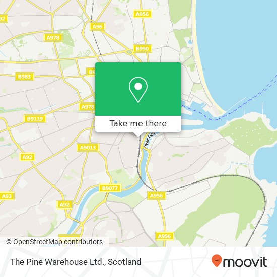 The Pine Warehouse Ltd. map