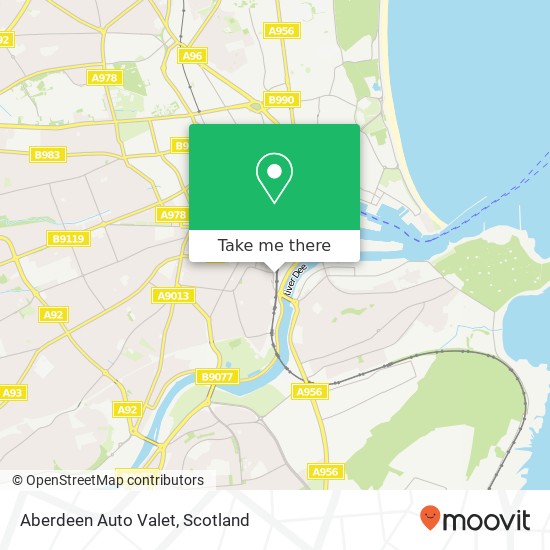 Aberdeen Auto Valet map