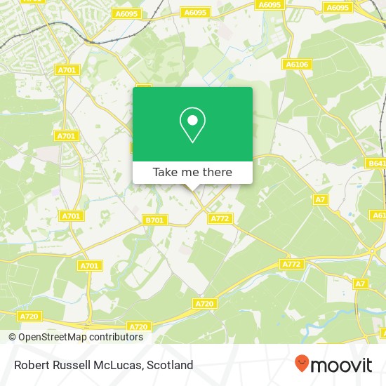 Robert Russell McLucas map