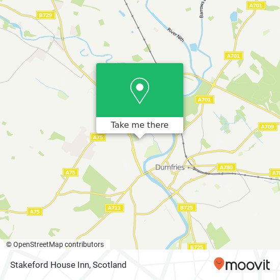 Stakeford House Inn map