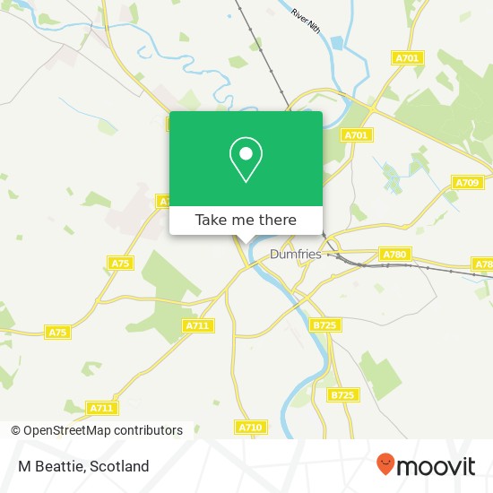 M Beattie map