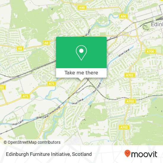 Edinburgh Furniture Initiative map